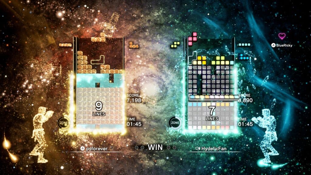 Tetris Effect gameplay