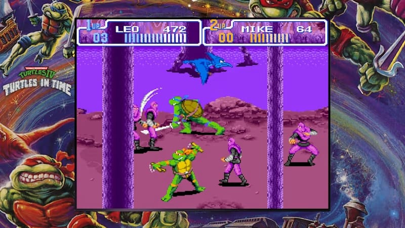Teenage Mutant Ninja Turtles: Turtles in Time gameplay