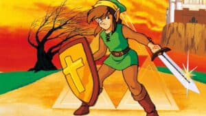 Official artwork for Zelda II