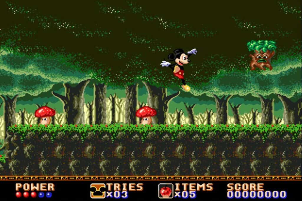 Castle of Illusion Starring Mickey Mouse gameplay