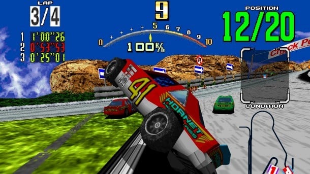 Daytona USA gameplay