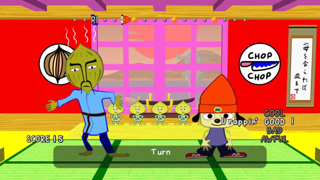 PaRappa the Rapper gameplay