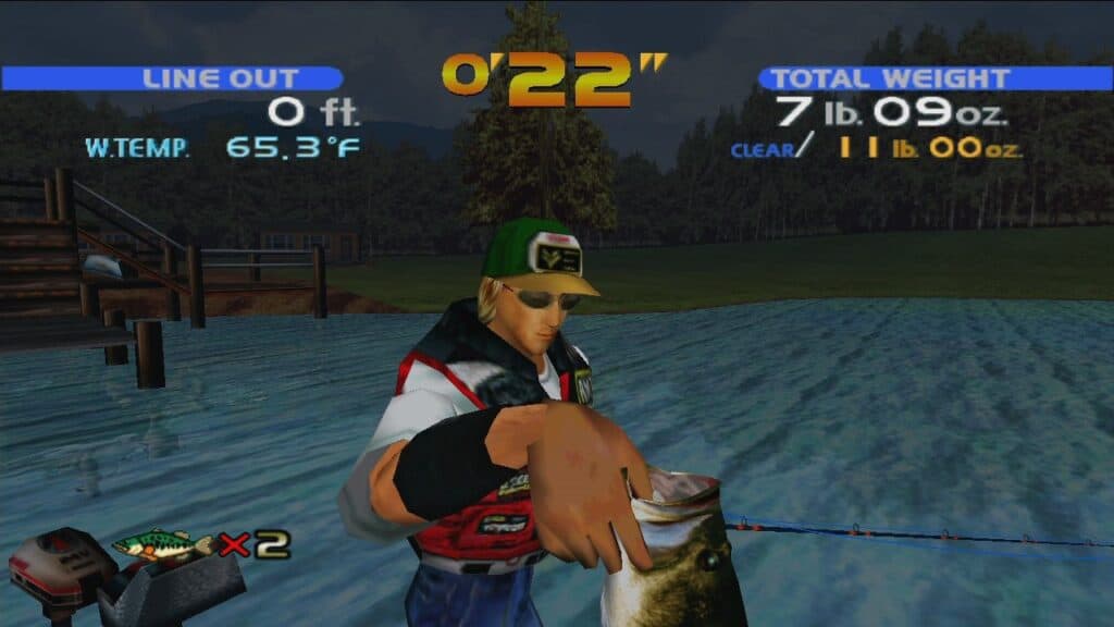 Sega Bass Fishing gameplay