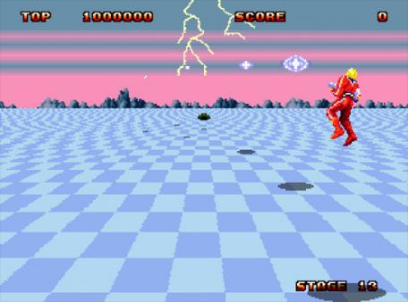 Space Harrier II gameplay