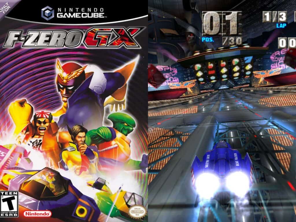 F-Zero GX box art and gameplay