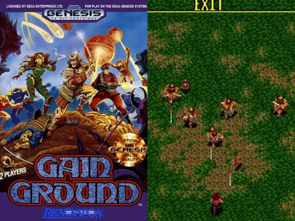 Gain Ground box art and gameplay