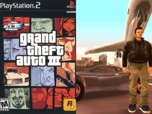 Grand Theft Auto III box art and gameplay