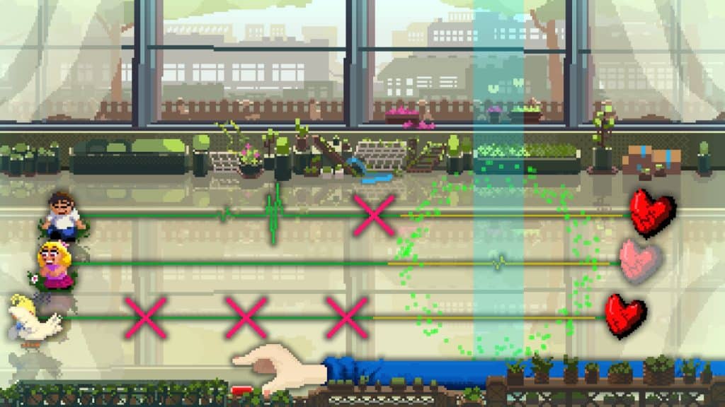 Rhythm Doctor gameplay