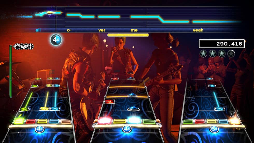 Rock Band 4 gameplay