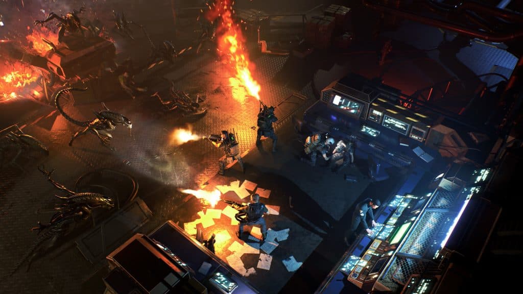 Aliens: Dark Descent gameplay