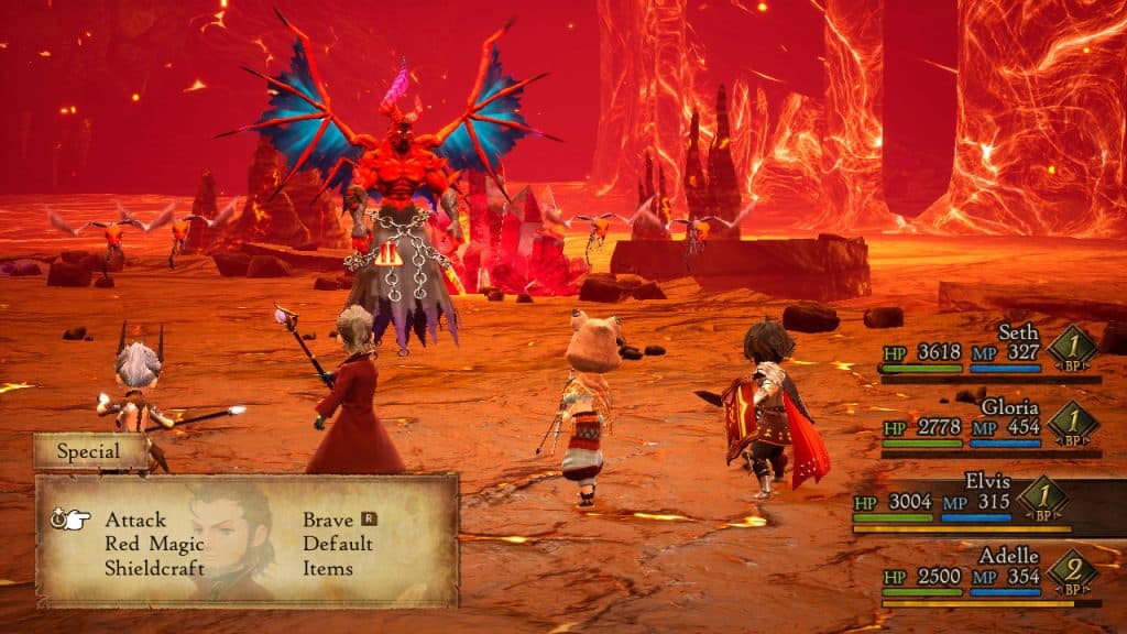 Bravely Default II gameplay