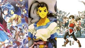 Xenogears, Suikoden II, and Star Ocean: The Second Story artwork