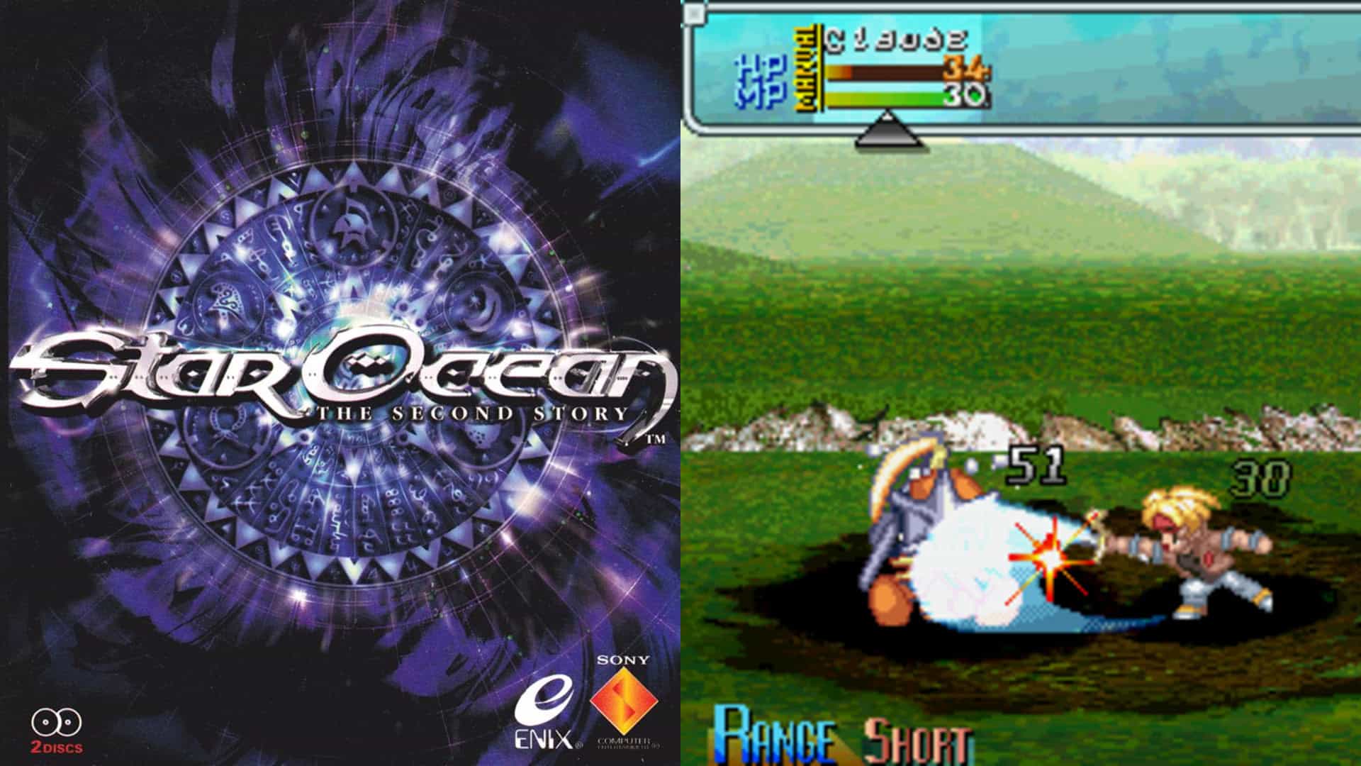 Star Ocean: The Second Story box art and gameplay