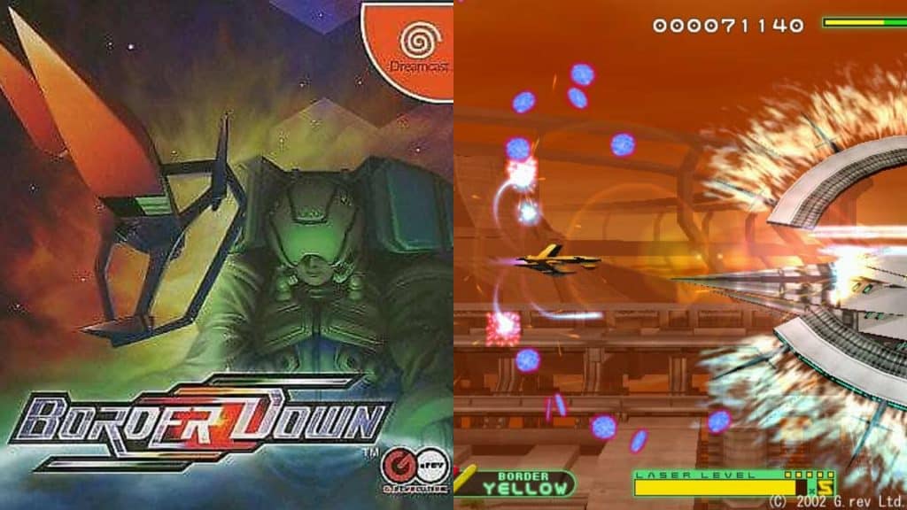 Border Down cover and gameplay