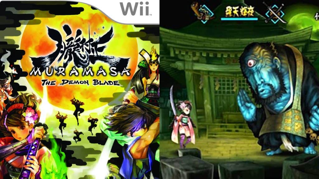 Muramasa: The Demon Blade cover and gameplay