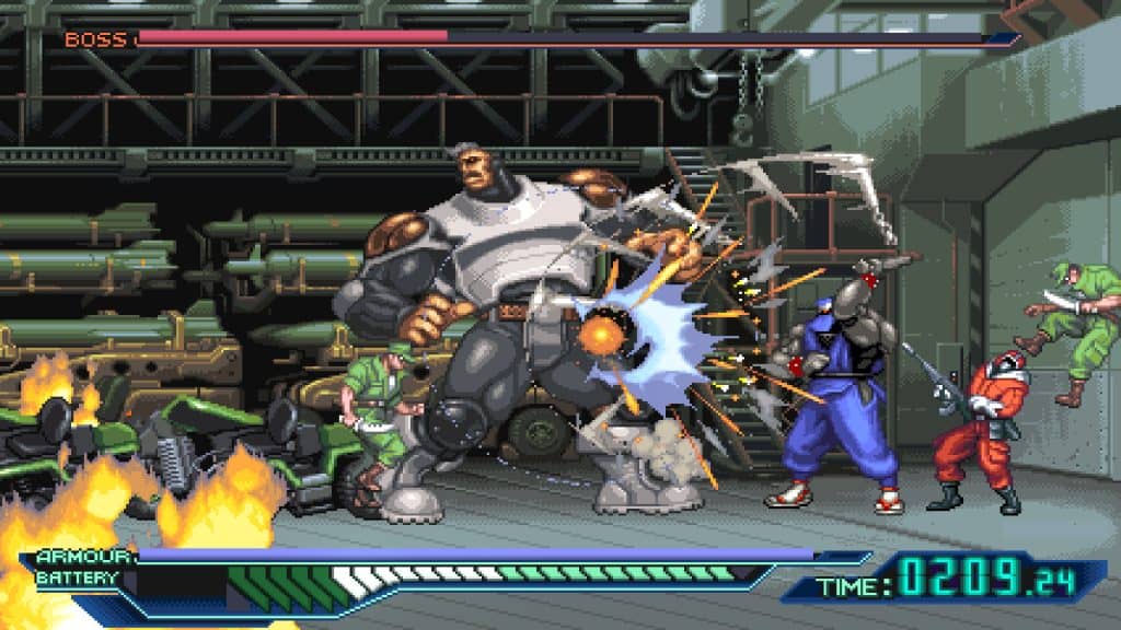 The Ninja Saviors: Return of the Warriors gameplay