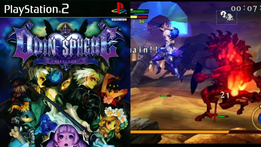 Odin Sphere cover and gameplay