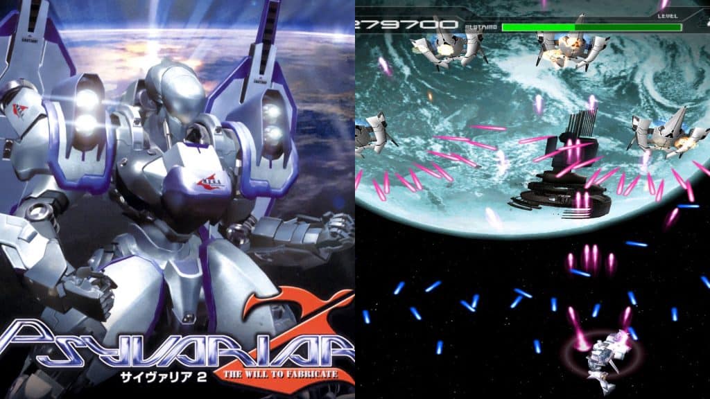 Psyvariar 2 cover and gameplay