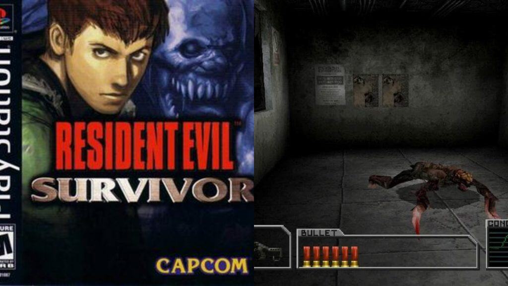 Resident Evil: Survivor cover and gameplay