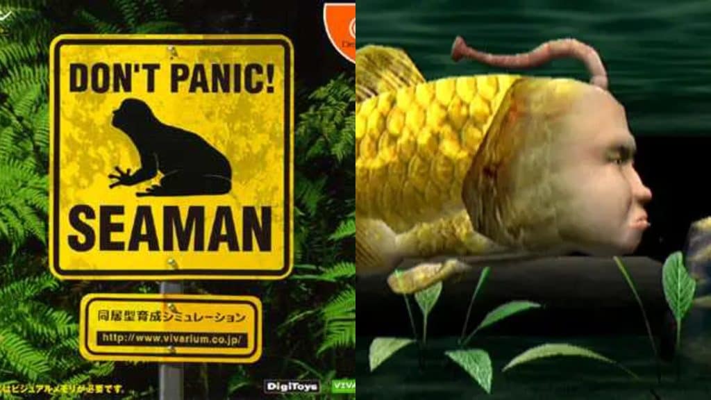 Seaman cover and gameplay