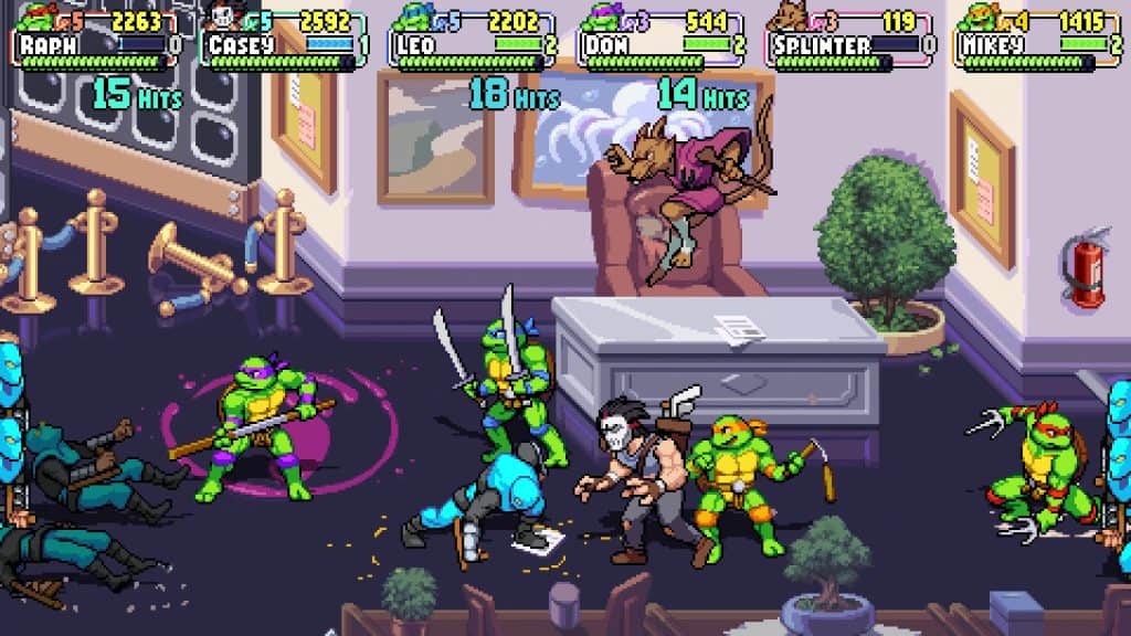 Teenage Mutant Ninja Turtles: Shredder's Revenge gameplay