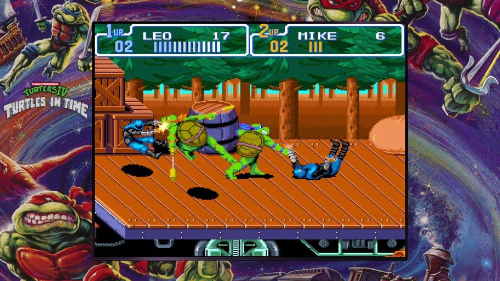 Teenage Mutant Ninja Turtles: Turtles in Time gameplay