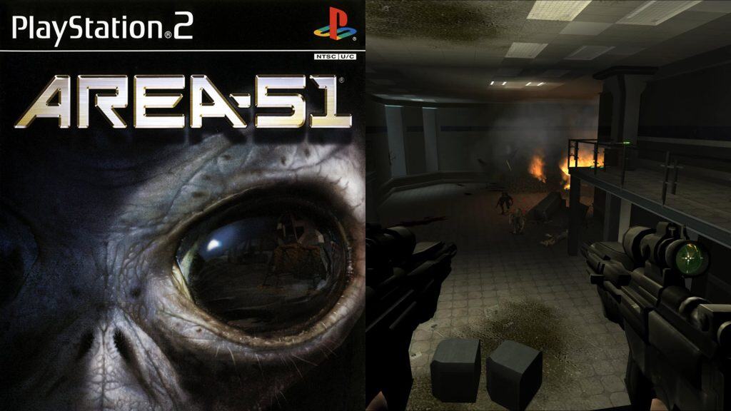 Area 51 cover and gameplay