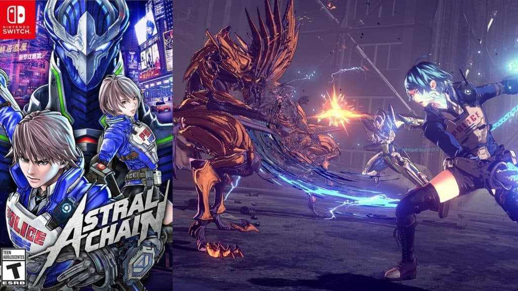 Astral Chain cover and gameplay