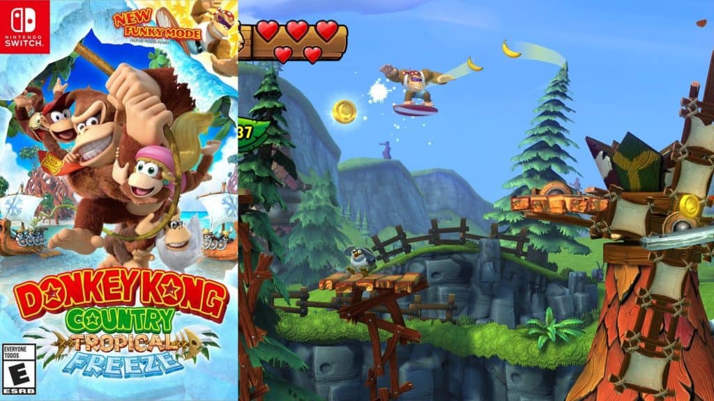 Donkey Kong Country: Tropical Freeze cover and gameplay