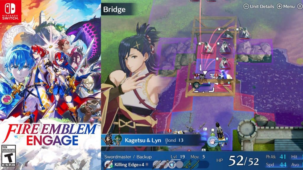Fire Emblem Engage cover and gameplay