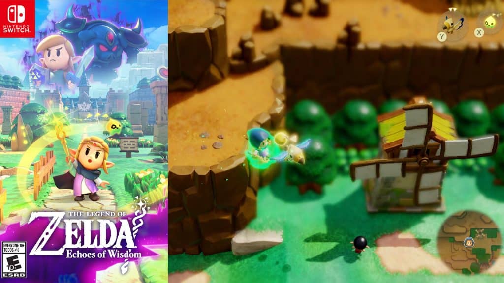 The Legend of Zelda: Echoes of Wisdom cover and gameplay