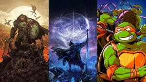 Elden Ring: Nightreign, DOOM: The Dark Ages, and TMNT: Tactical Takedown key art
