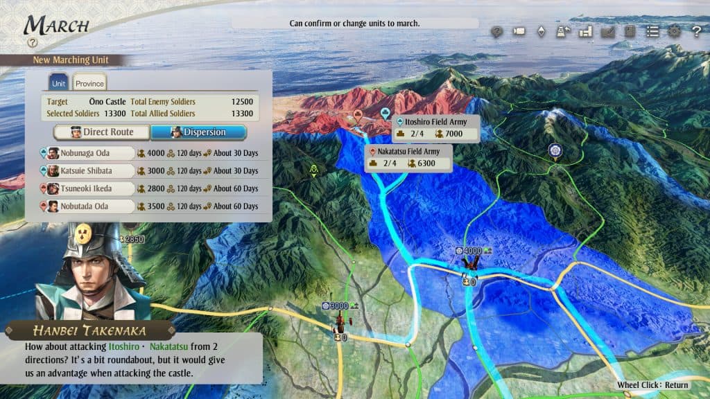 Nobunaga's Ambition: Awakening gameplay