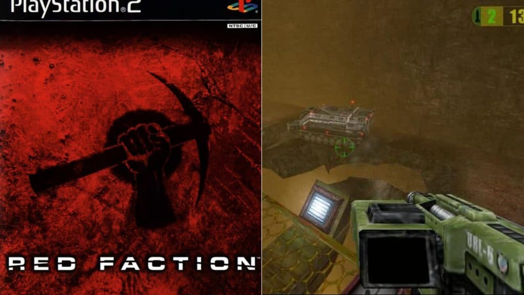 Red Faction cover and gameplay