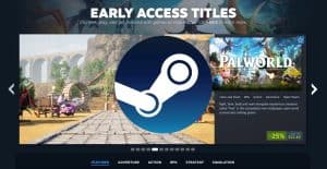 Steam store page