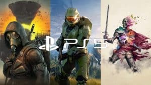 Halo: Infinite, STALKER 2, and Avowed key art