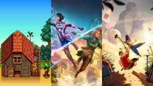 Stardew Valley, Split Fiction, and It Takes Two key art