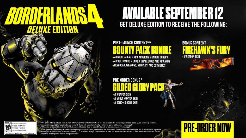 Borderlands 4 pre order promotional image