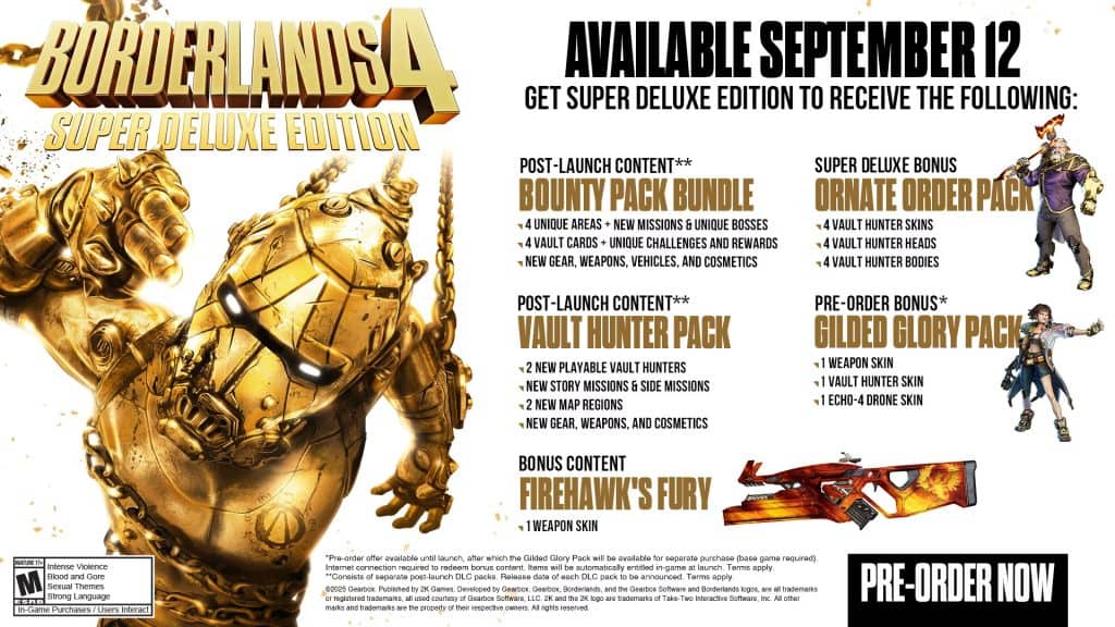 Borderlands 4 pre-order promotional image
