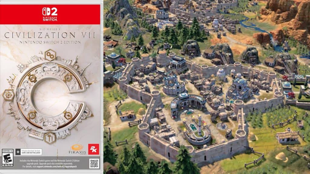 Civilization VII cover and gameplay