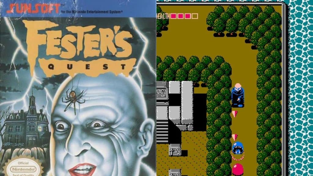 Fester's Quest cover and gameplay