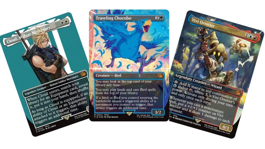 Final Fantasy x Magic: The Gathering cards