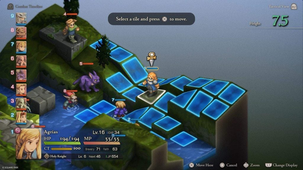 Final Fantasy Tactics: The Ivalice Chronicles gameplay