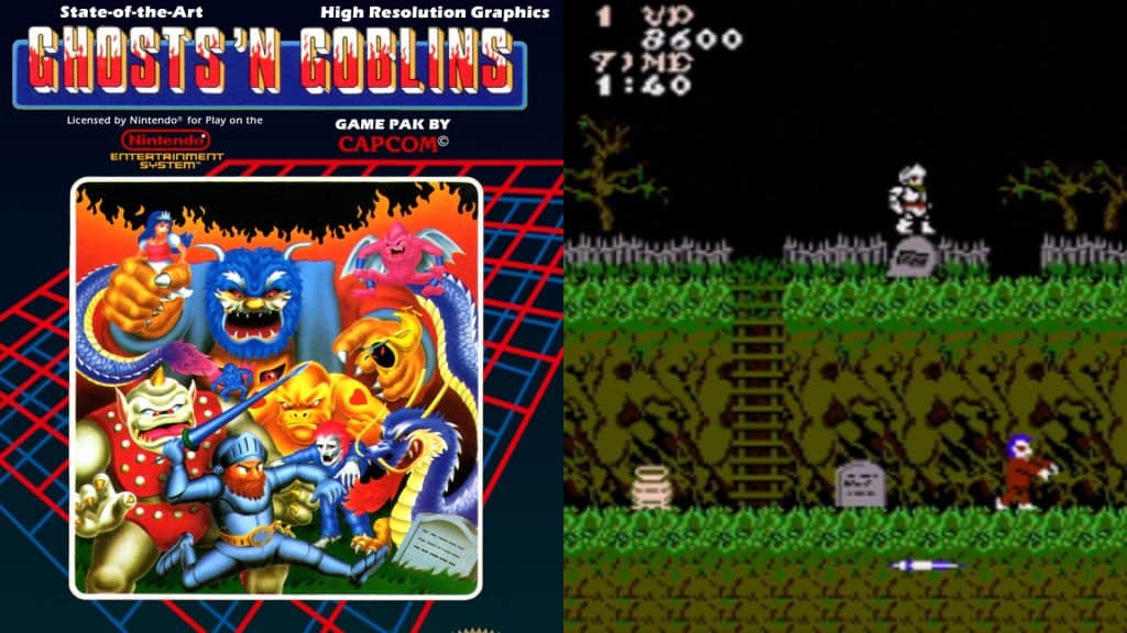 Ghosts 'n Goblins cover and gameplay
