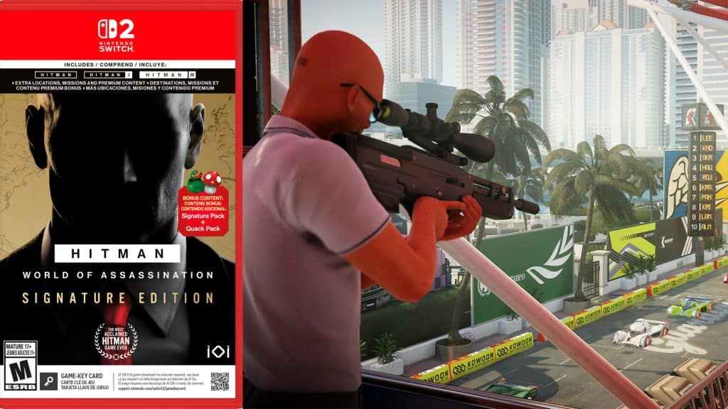 Hitman: World of Assassination cover and gameplay