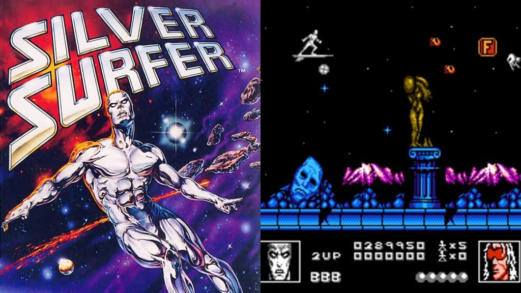 Silver Surfer cover and gameplay