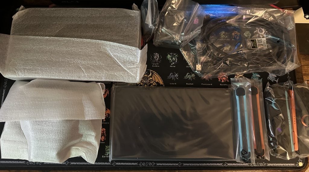 All contents of the Switch 2 box