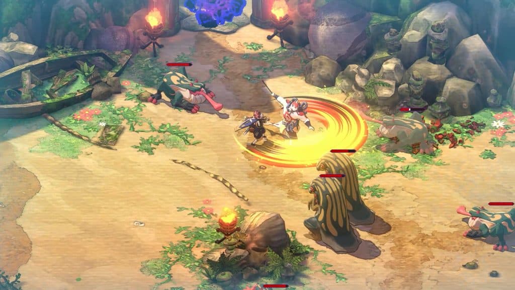 Towa and the Guardians of the Sacred Tree gameplay