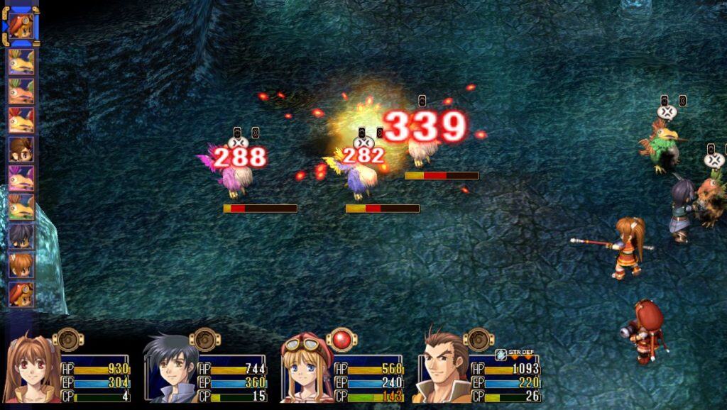The Legend of Heroes: Trails in the Sky gameplay