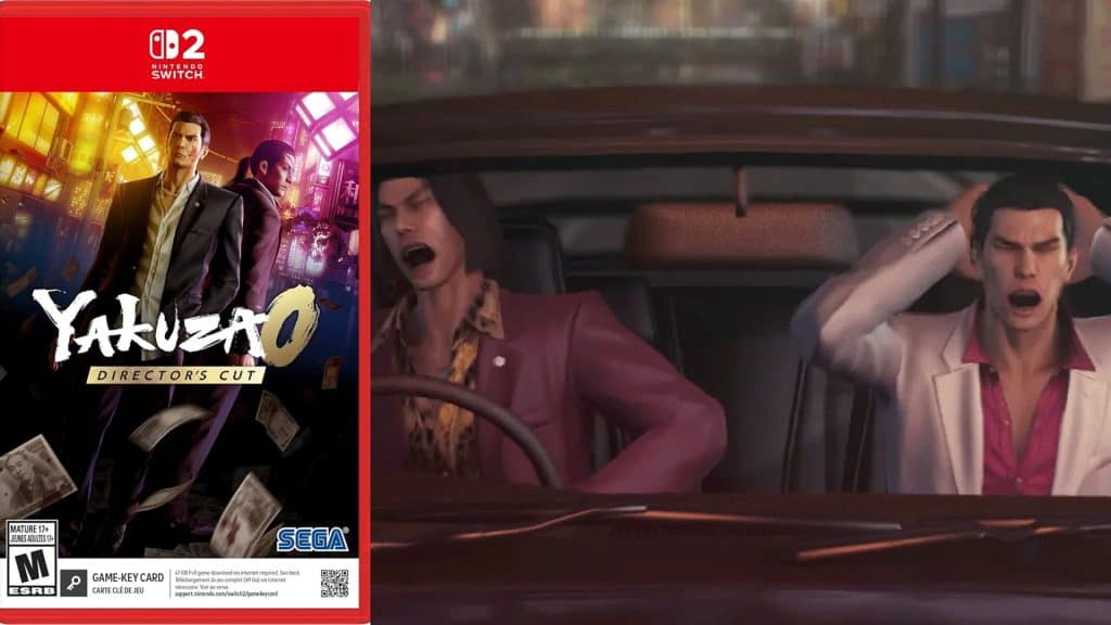 Yakuza 0 Director's Cut cover and gameplay
